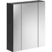 Linus spiegelkast 3 deuren zwart