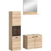 Badkamerset Boston in wit - 137x186x33cm (BxHxD)