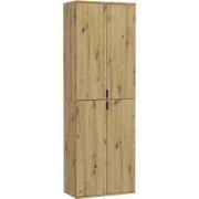 ProjektX kledingkast 4 deuren eiken decor