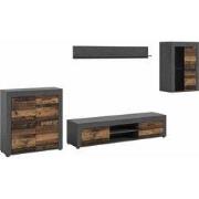 Woonwand Jam Matera Imitatie Oud Hout