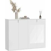 ProjektX ladekast 4 deuren wit