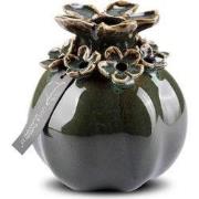 Villa Pottery  Groene Bloemenvaas Patricia - 19x19x20