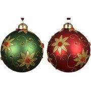 Kerstbal glas d10 cm a2