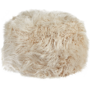 TUKKI - Poef - Lichtbeige - Kunstbont