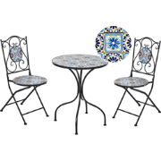 AGGIUS - Bistroset - Zwart - IJzer