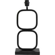 Lampvoet Lutika - Zwart - 23x11,5x46cm