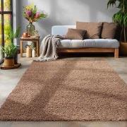 Tapijtenloods Basic Shaggy vloerkleed Caramel Hoogpolig- 200x290 CM