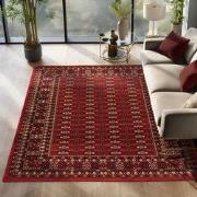 Marrakesh Gabbeh Oosters Vloerkleed Rood – Laagpolig Tapijt- 240x340CM