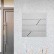ML-Design brievenbus met krantenvak, lichtgrijs, 37x11x37 cm, gemaakt ...