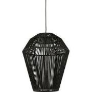 Light & Living - Hanglamp DEYA - Ø30x37cm - Zwart