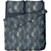 Ten Cate Katoenen Dekbedovertrek - 240x200/220 cm - Odile - Donker Bla...