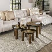 Hoyz Collection - Salontafel Eclipse L - Goud Antiek Finish