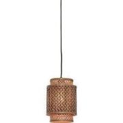 Hanglamp Bhutan - Bamboe/Zwart - Ø18x25cm