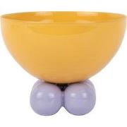 Present Time - Schaal Double Funky Medium - Bright yellow & soft purpl...