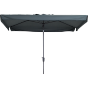 Madison stokparasol Delos Luxe Grey 200x300 cm.