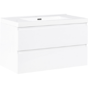 TOTA - Wandgemonteerd meubel met wasbak - Wit - MDF