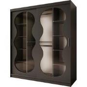 Meubella - Kledingkast Bunaro - Zwart - 180 cm