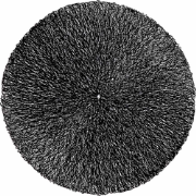 Placemat Ciara 38cm diameter black