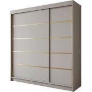 Meubella - Kledingkast Eagle - Beige - 200 cm