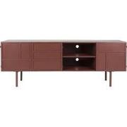 Dressoir Rood Metaal - 36x105x58cm - Davis