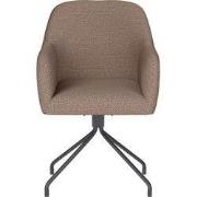 Eetkamerstoel Taupe - Metaal Draaibaar - Otis