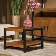 Starfurn - Bijzettafel Boaz - Bruin - 60x60x45 cm