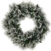 Sandia krans d50h8cm groen/wit