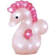 Led zeepaard l17b11h21cm24l pnk/kwt