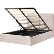 ARBOIS - Bed met opbergruimte - Beige - 140 x 200 cm - Polyester