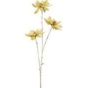 Kunstbloem Magnolia S bordeaux/goud