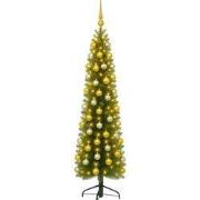 Pencil Candle dia. 50 cm groen vanaf 150 cm hoog kunstkerstboom opgema...