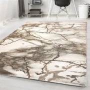 Alba Modern Beige vloerkleed - Marmer Design - 160 X 230 CM