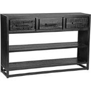 LABEL51 Sidetable Chili - Zwart - Mangohout