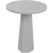 Ronde salontafel met brede poot H47 cm - LILYUM