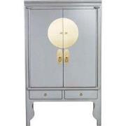 Fine Asianliving Chinese Bruidskast Grijs - Pastel Grey - Orientique