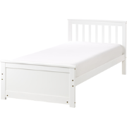 OLENDON - Eenpersoonsbed - Wit - 90 x 200 cm - Dennenhout