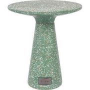 Zuiver Victoria Bijzettafel Rond 41 cm Terrazzo Groen
