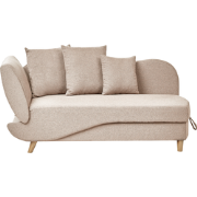 MERI II - Chaise longue - Lichtbruin - Linkszijdig - Polyester
