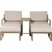 NOCI - Loungeset 2-zits - Beige - Staal