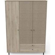 Armoire 3 portes ouvrantes et 2 tiroirs - SAIGON