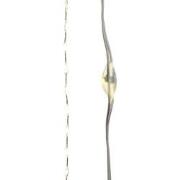 Micro LED strengverlichting buiten 600 cm 378L zilver/warm wit