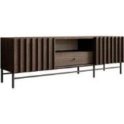 Meubella - TV-Meubel Paz - Donker eiken - 165 cm