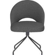 Eetkamerstoel Grijs - Metaal Draaibaar - Mick