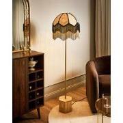 UMGUZA - Staande lamp - Naturel - IJzer/Stof