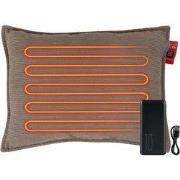 Feel Home - Verwarmend Kussen - Taupe Ribbels 45x60cm - met 10000mAh P...
