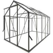 Tuinkas Kate III Full Options groengrijs 3 mm veiligheidsglas