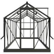 Tuinkas Mary IV Full Options groengrijs 3 mm veiligheidsglas