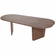 Salontafel met afgeronde randen L130 cm - AMÉLIA