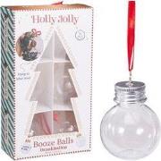 Drinkfles pet kerstbal 100 ml