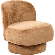 AYLO - Draaifauteuil - Goudbruin - Chenille